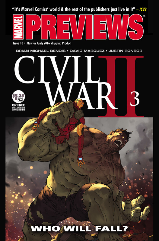 Marvel Previews #10 (May 2016 for July 2016)