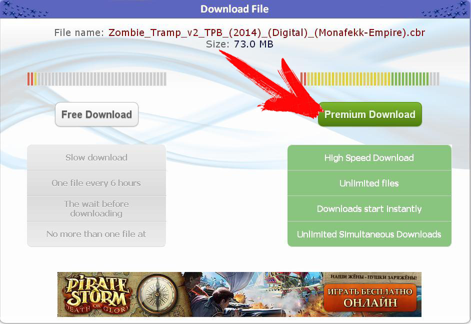 How to buy a premium on » Download Free CBR, CBZ Comics, 0day Releases comics