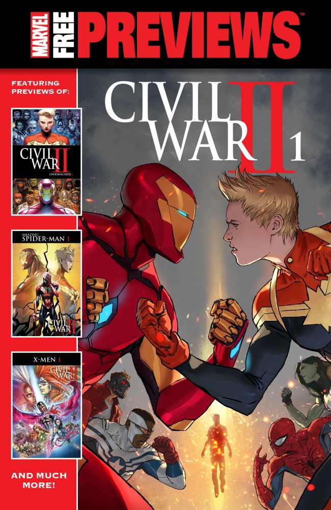 Marvel Civil War II Previews #1