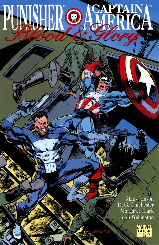Punisher & Captain America Blood and Glory #1-3 Complete