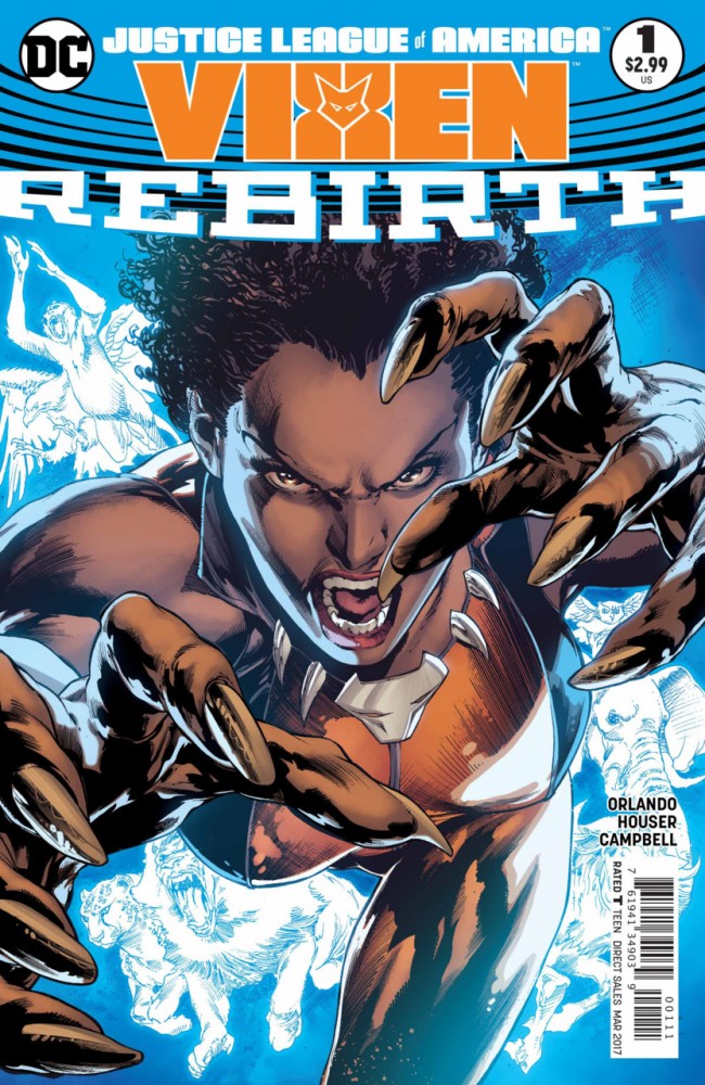 Justice League of America - Vixen - Rebirth #1