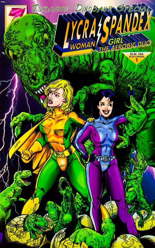 Lycra Woman & Spandex Girl вЂ“ Jurassic Dinosaur Special #1