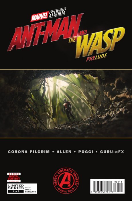 Marvel's Ant-Man and the Wasp Prelude #1