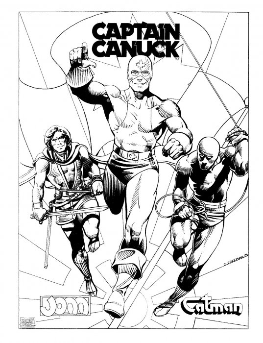 Captain Canuck Colouring Book #1