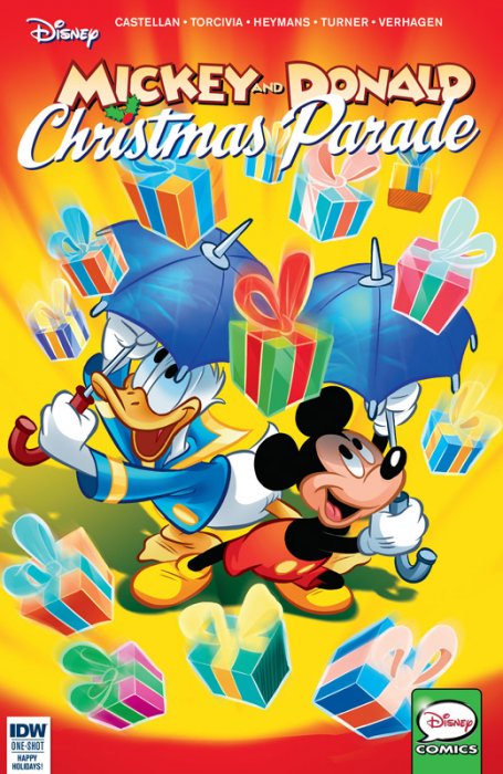 Mickey and Donald Christmas Parade #4
