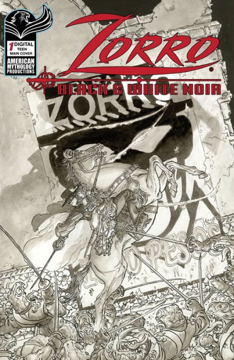 Zorro Black & White Noir #1