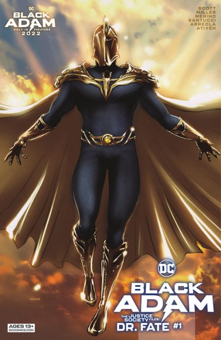 Black Adam - The Justice Society Files - Dr Fate #1