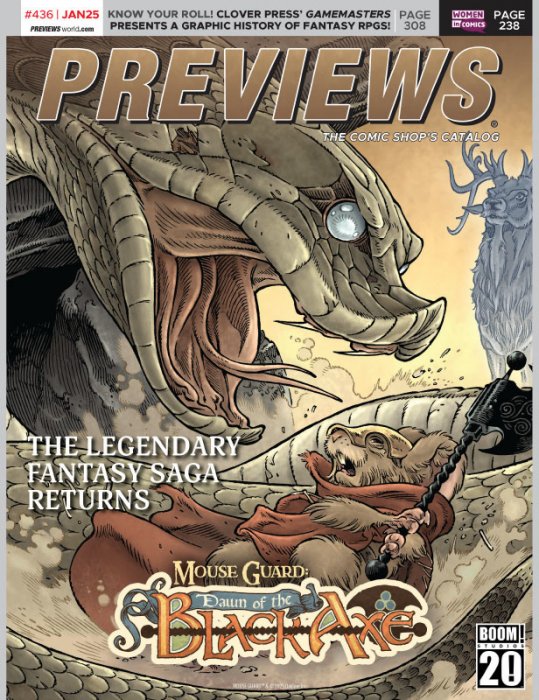 Previews #436 (Jan 2025 for March 2025)