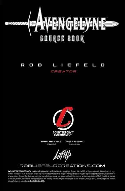 Avengelyne Source Book