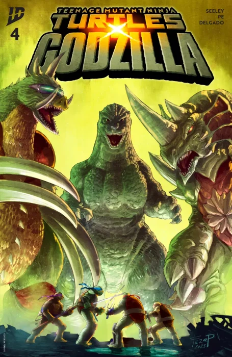 Teenage Mutant Ninja Turtles x Godzilla #4